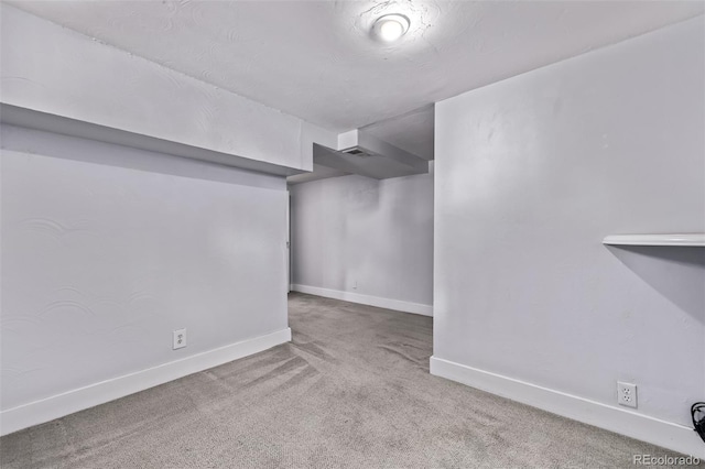 4654 Bryant St, Denver, CO 80211 - finished below grade area with carpet and baseboards