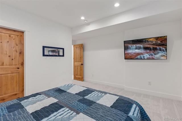 740 W County Road 10e, Berthoud, CO 80513 - bedroom featuring carpet floors, recessed lighting, and baseboards