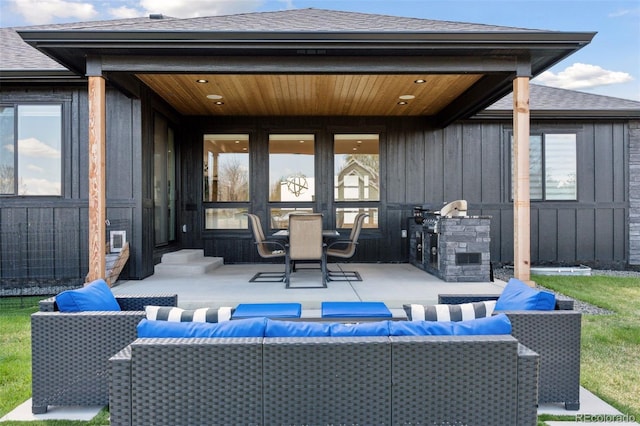 740 W County Road 10e, Berthoud, CO 80513 - view of patio with an outdoor living space