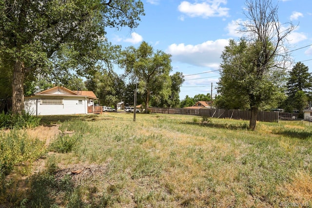 view of yard