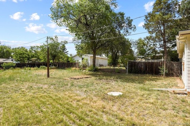 view of yard