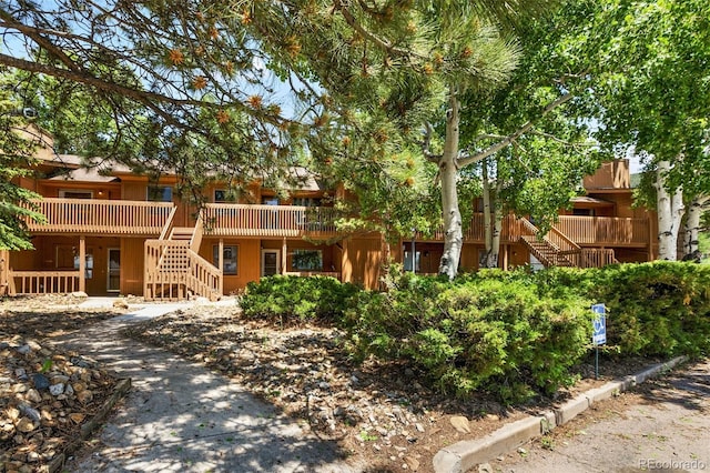 401 Forest Edge Rd Unit B2, Woodland Park, CO 80863 - view of property featuring stairs