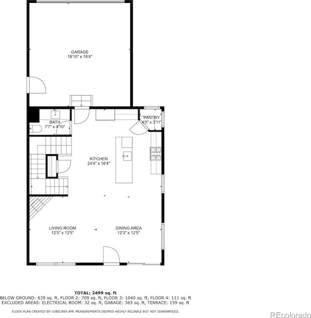 4035 Fenton Ct, Wheat Ridge, CO 80212 - floor plan / room layout