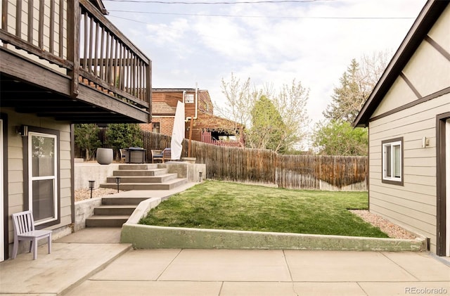 4828 W 32nd Ave, Denver, CO 80212 - view of yard featuring a patio and a fenced backyard