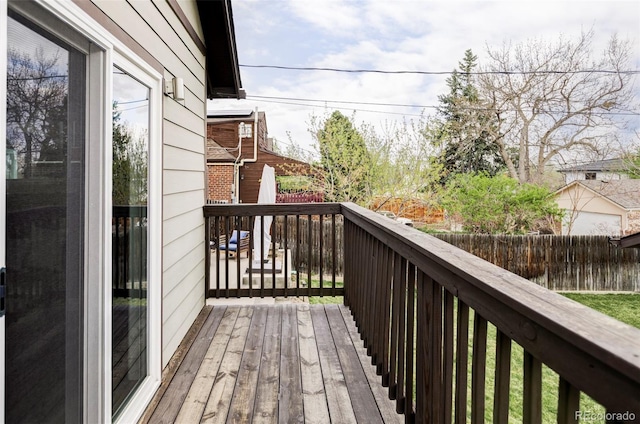 4828 W 32nd Ave, Denver, CO 80212 - wooden deck with fence