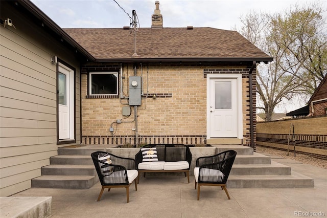4828 W 32nd Ave, Denver, CO 80212 - view of patio with fence and entry steps