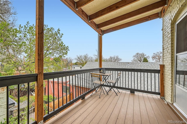 3127 W 28th Ave Unit 2, Denver, CO 80211 - view of wooden terrace