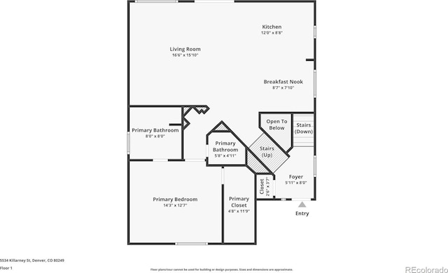 5534 Killarney St, Denver, CO 80249 - floor plan