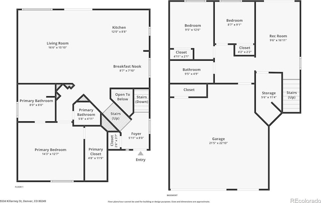 5534 Killarney St, Denver, CO 80249 - view of layout