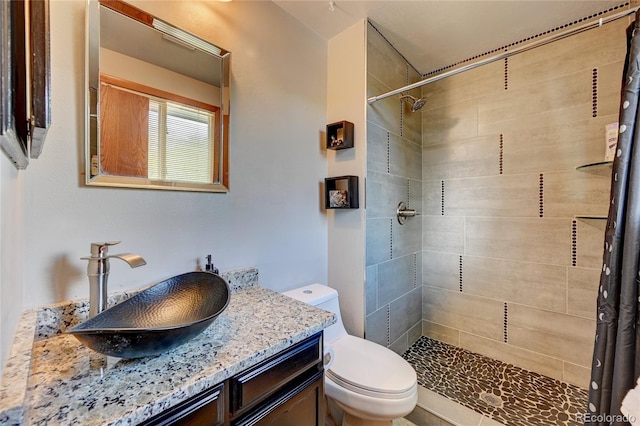 7261 S Colorado Ct, Centennial, CO 80122 - full bath with vanity and tiled shower
