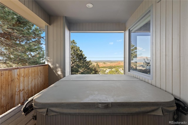 11039 Roxborough Dr, Littleton, CO 80125 - wooden terrace with a hot tub
