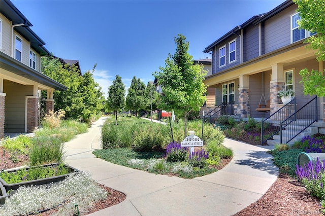3450 Valentia St, Denver, CO 80238 - view of yard with a porch