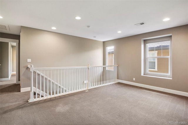 3450 Valentia St, Denver, CO 80238 - carpeted spare room featuring recessed lighting and baseboards