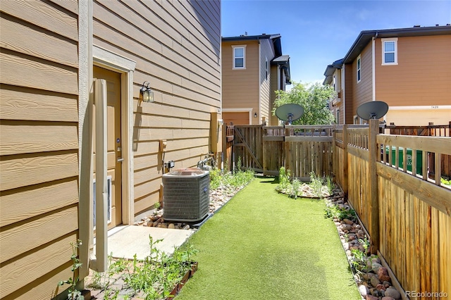 3450 Valentia St, Denver, CO 80238 - fenced backyard with central AC