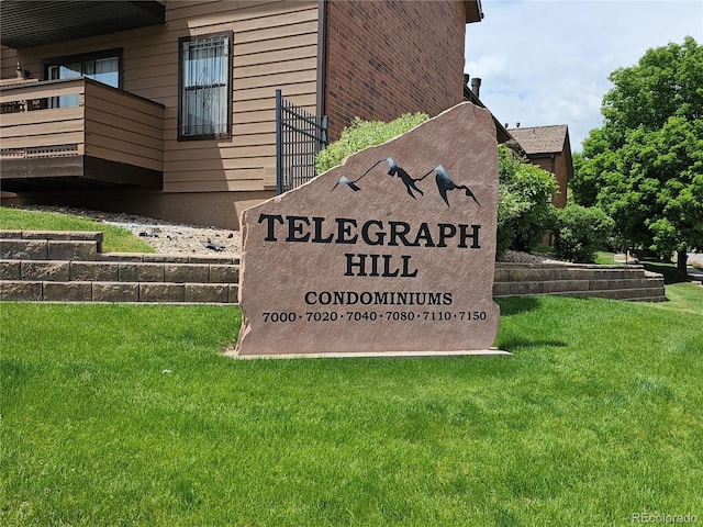 7000 W 20th Ave Unit 106, Lakewood, CO 80214 - community / neighborhood sign with a lawn
