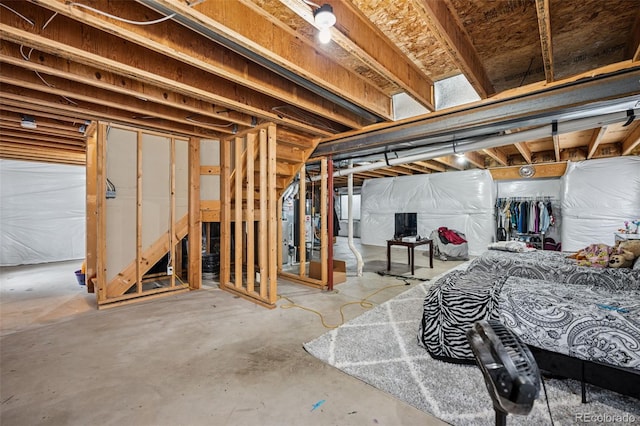 1055 Lindstrom Dr, Colorado Springs, CO 80911 - view of unfinished below grade area