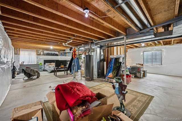1055 Lindstrom Dr, Colorado Springs, CO 80911 - basement featuring water heater