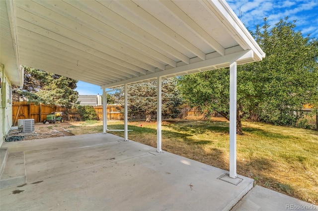 3480 E 119th St, Thornton, CO 80233 - fenced backyard featuring a patio