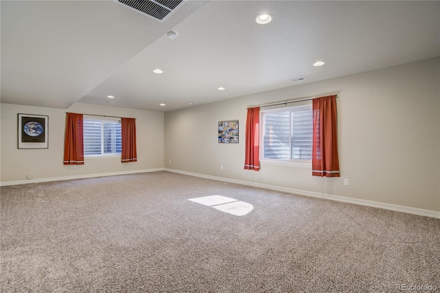 6812 Indian Paintbrush St, Frederick, CO 80530 - unfurnished room with carpet, baseboards, and recessed lighting