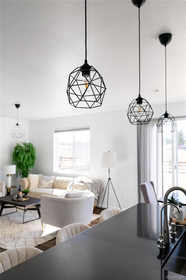 dining room with a wealth of natural light