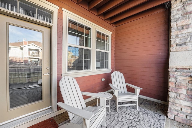 view of patio with covered porch