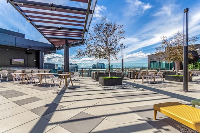 view of patio / terrace featuring outdoor dining space