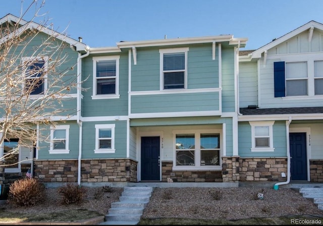 5760 Ceylon St, Denver, CO 80249 - view of front of house with stone siding