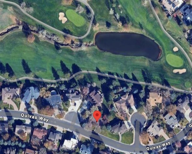 aerial view of property's location