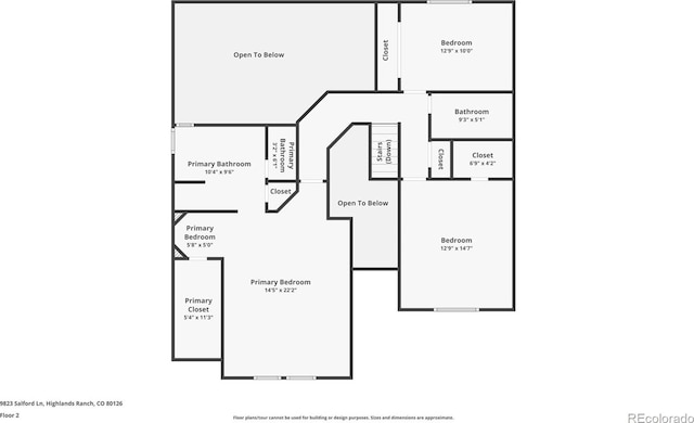 9823 Salford Ln, Highlands Ranch, CO 80126 - view of room layout