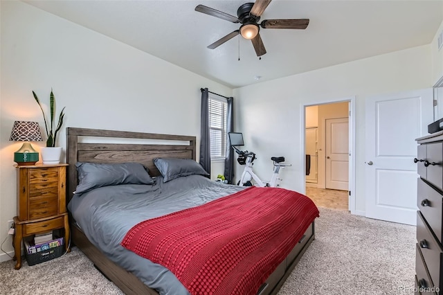 235 Yellowtail St, Bennett, CO 80102 - bedroom featuring carpet, baseboards, and ceiling fan
