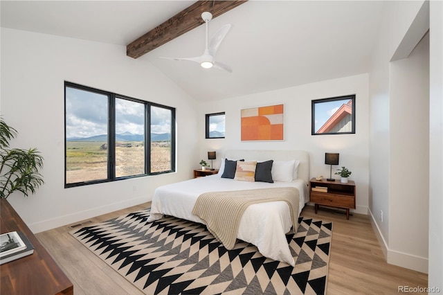 2101 Lupine Ln, Tabernash, CO 80478 - bedroom featuring light wood-style floors, baseboards, and a ceiling fan