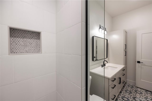 2101 Lupine Ln, Tabernash, CO 80478 - bathroom featuring vanity, toilet, and baseboards