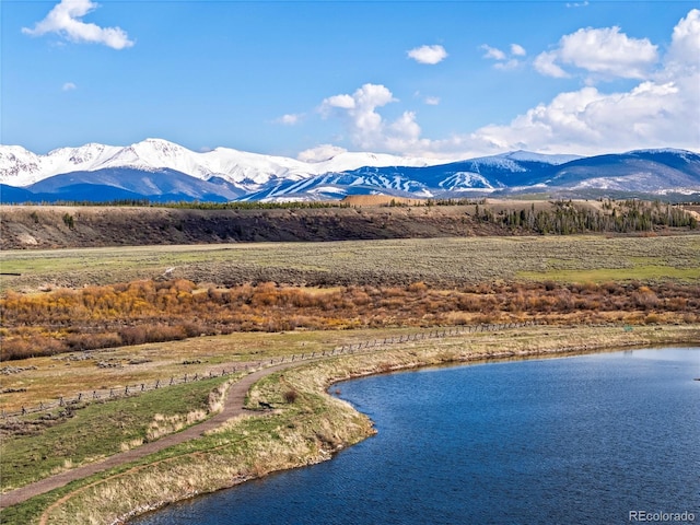 2101 Lupine Ln, Tabernash, CO 80478 - drone / aerial view of a water and mountain view