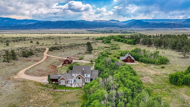 16202 County Road 327, Buena Vista, CO 81211 - aerial view of sparsely populated area with mountains