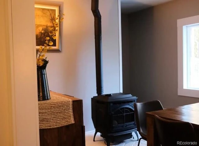 9092 Gray Ln, Conifer, CO 80433 - detailed view of a wood stove