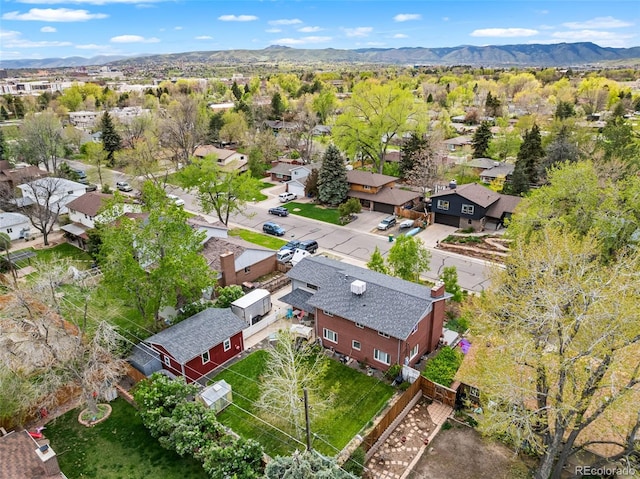 2210 Miller St, Lakewood, CO 80215 - aerial view of residential area with a mountainous background