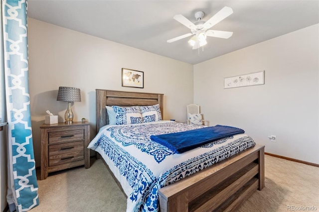 6170 Castlewood Ln, Colorado Springs, CO 80918 - bedroom featuring carpet flooring and a ceiling fan