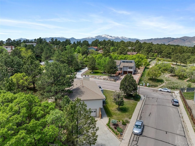 6170 Castlewood Ln, Colorado Springs, CO 80918 - bird's eye view of mountains