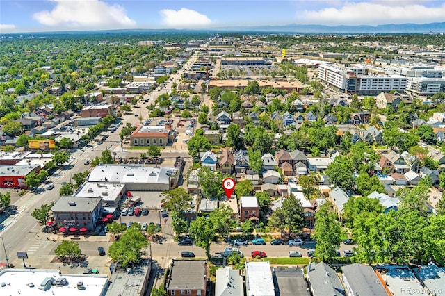34 W Maple Ave, Denver, CO 80223 - aerial view of mountains