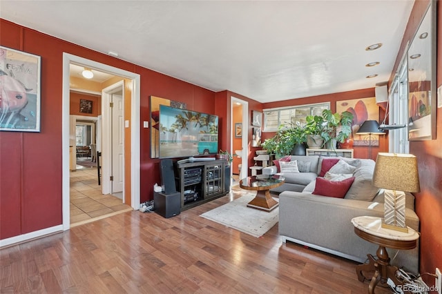 34 W Maple Ave, Denver, CO 80223 - living room featuring wood finished floors