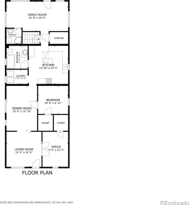 34 W Maple Ave, Denver, CO 80223 - view of room layout