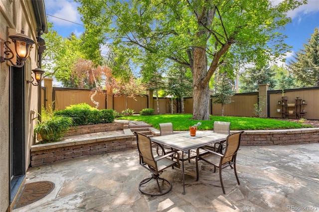 6901 E 12th Ave, Denver, CO 80220 - view of patio with outdoor dining space