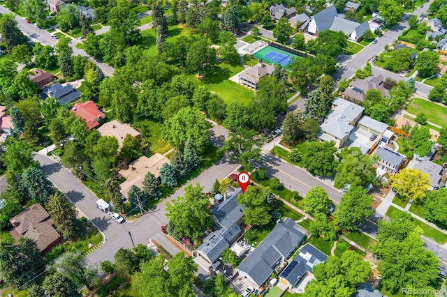 6901 E 12th Ave, Denver, CO 80220 - aerial view of property's location with nearby suburban area