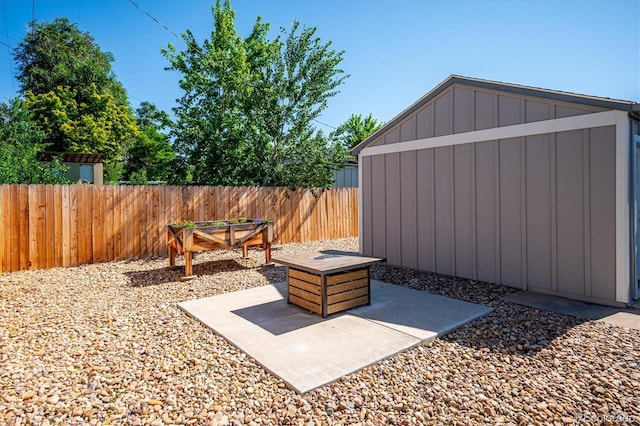 3995 Nelson St, Wheat Ridge, CO 80033 - fenced backyard featuring a patio