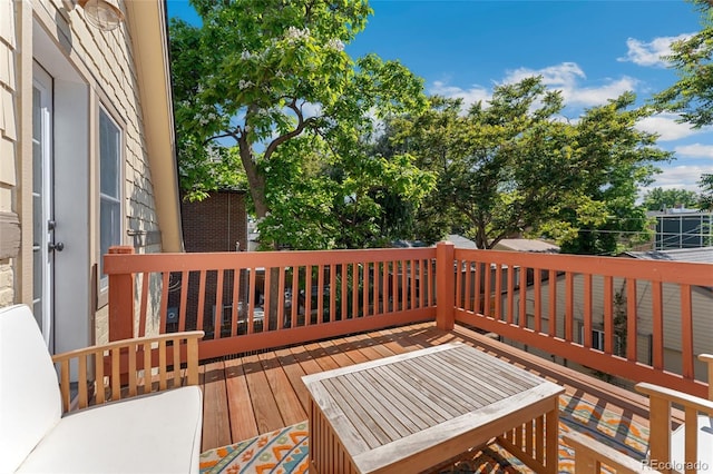 2829 N Franklin St, Denver, CO 80205 - view of wooden terrace