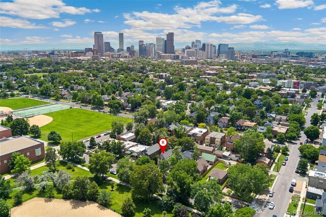 2829 N Franklin St, Denver, CO 80205 - aerial view of skyline
