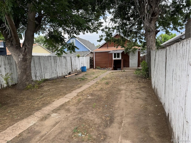 4807 Clayton St, Denver, CO 80216 - fenced backyard with an outbuilding