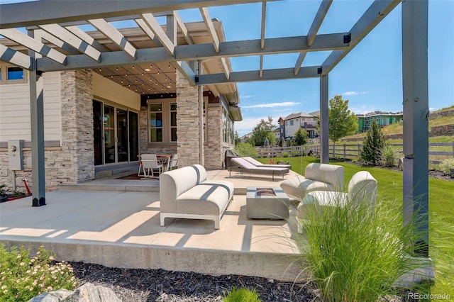 3436 W 154th Ave, Broomfield, CO 80023 - view of patio with a pergola