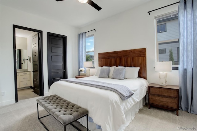 3436 W 154th Ave, Broomfield, CO 80023 - bedroom featuring light carpet and ceiling fan