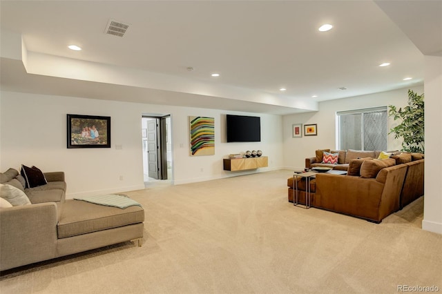3436 W 154th Ave, Broomfield, CO 80023 - living area with light carpet and recessed lighting